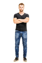 Load image into Gallery viewer, Uni Solid Men&#39;s Round Neck T-Shirt